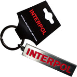 Interpol: Text Logo Keychain