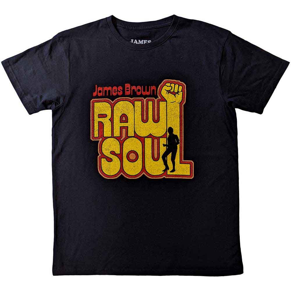 James Brown: Raw Soul T-shirt – officielt merchandise