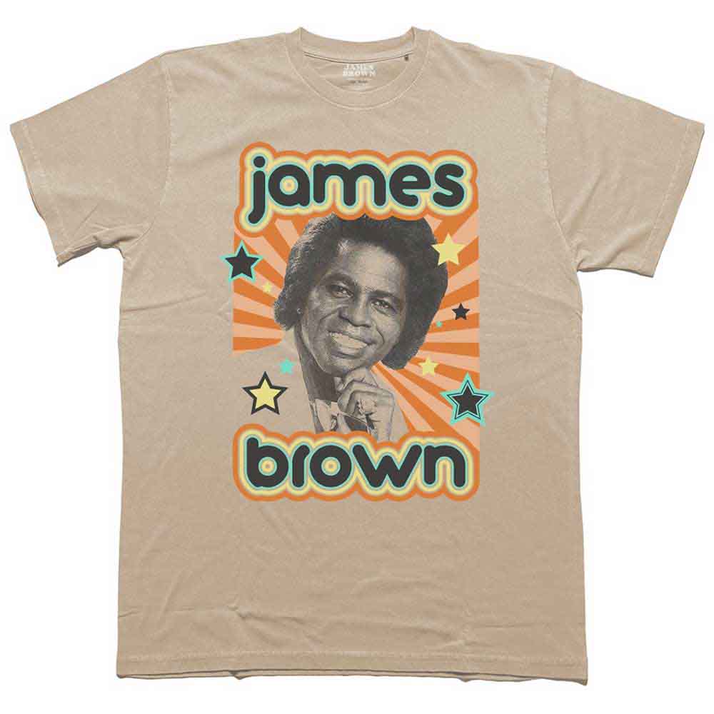 James Brown: Stars (Sand) T-shirt – officielt merchandise