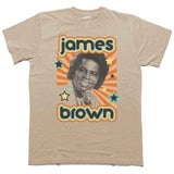 James Brown: Stars (Sand) T-shirt – officielt merchandise