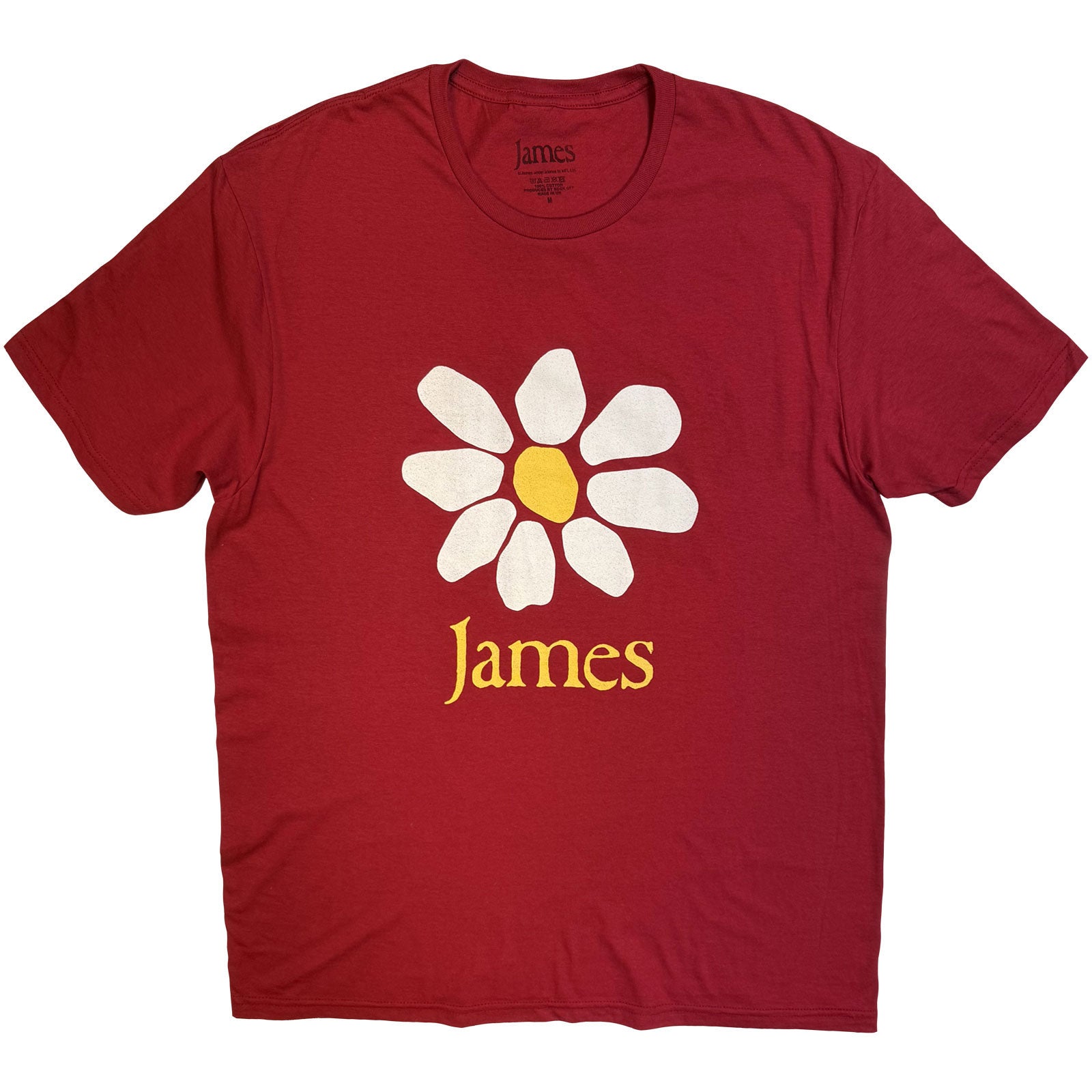 James: Daisy Logo T-shirt – officielt merchandise