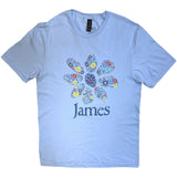 James: Multiple Daisy Logo T-shirt – officielt merchandise