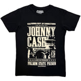 Johnny Cash: Prison Poster T-shirt – officielt merchandise