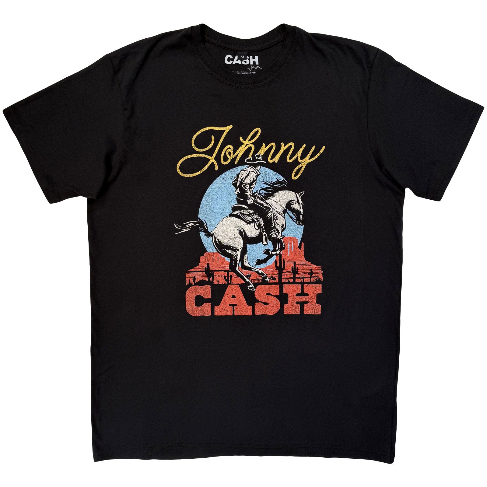Johnny Cash: Cowboy T-shirt – officielt merchandise