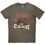 Johnny Cash: Desert Cowboy Stone Wash T-Shirt (Wash)