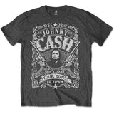 Johnny Cash: Don't take your guns to town T-shirt – officielt merchandise