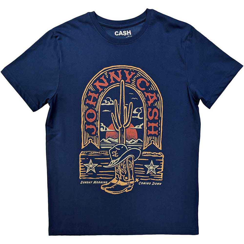 Johnny Cash: Sunday Morning T-shirt – officielt merchandise