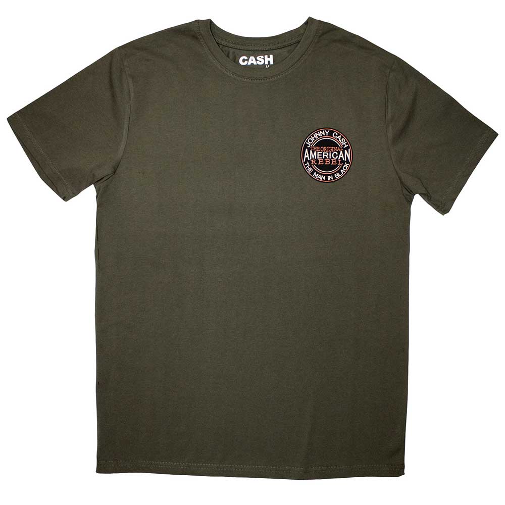 Johnny Cash: Mini American Rebel Logo T-Shirt