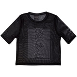 Joy Division: Unknown Pleasures Crop Top (Kvinder) (Mesh)