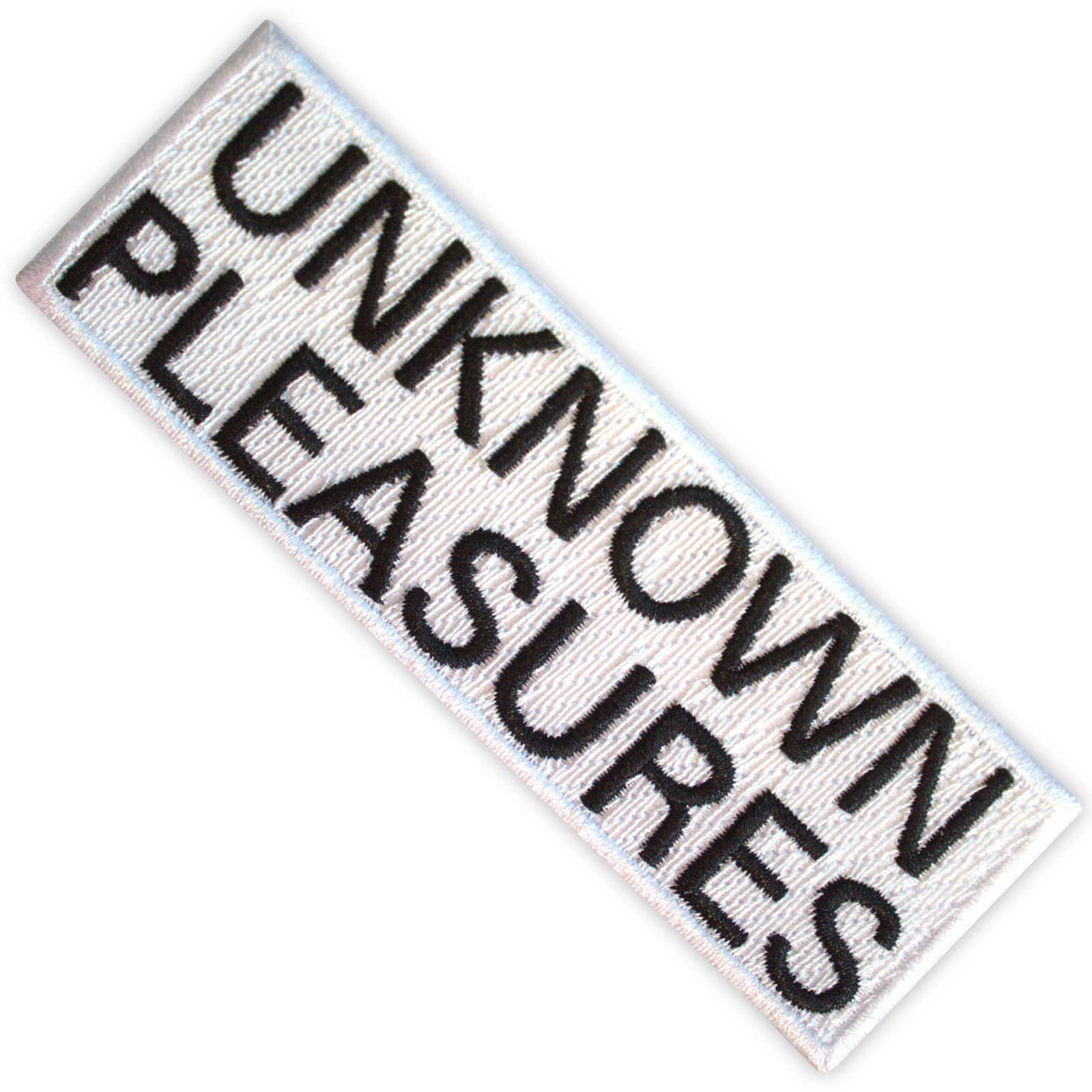 Joy Division: Unknown Pleasures Text Standard Patch