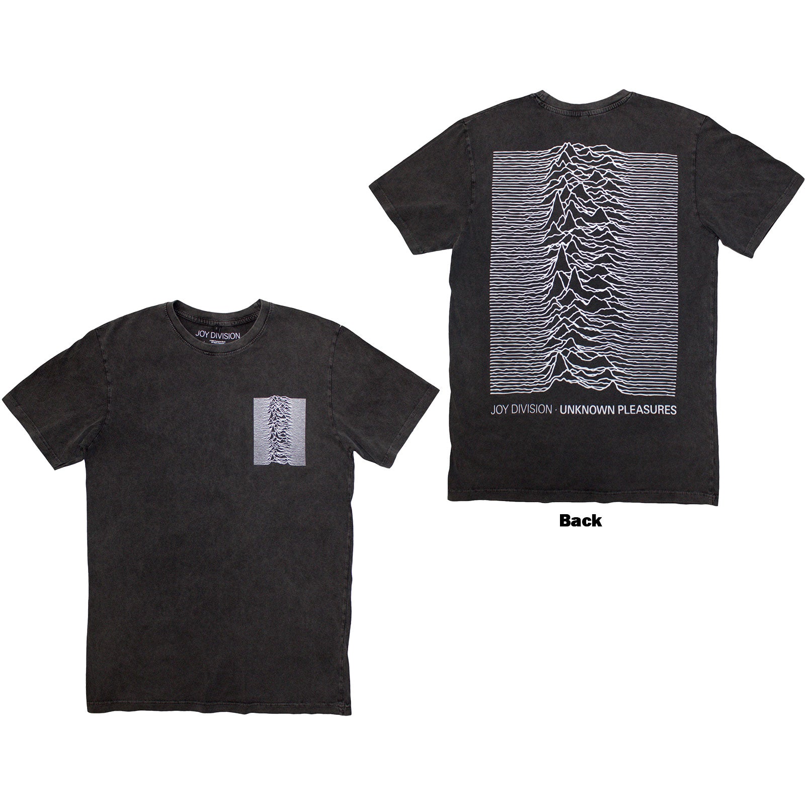 Joy Division: Pulsar Pocket Wave Stone Wash T-Shirt (Wash)