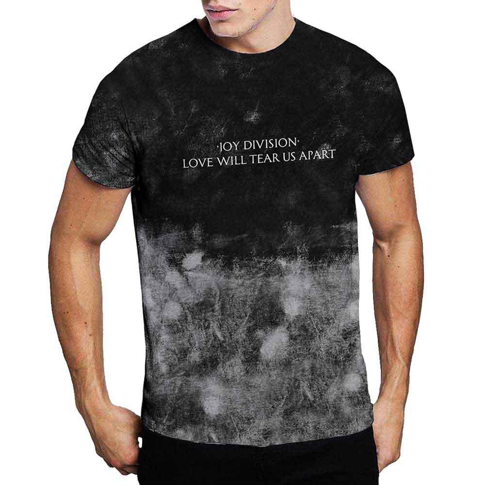 Joy Division: Tear Us Apart Text (Wash Collection) T-shirt – officielt merchandise