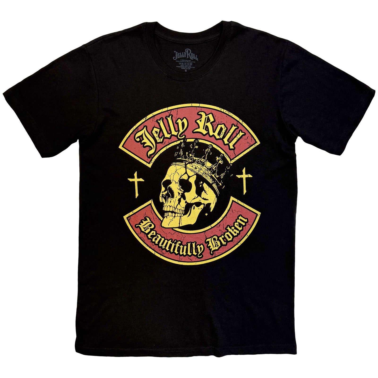 Jelly Roll: Beautifully Broken T-shirt – officielt merchandise