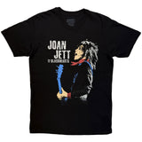 Joan Jett & The Blackhearts: Blue Guitar T-shirt – officielt merchandise