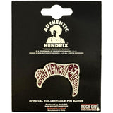 Jimi Hendrix: Swirl Logo Pin badge – officielt merchandise