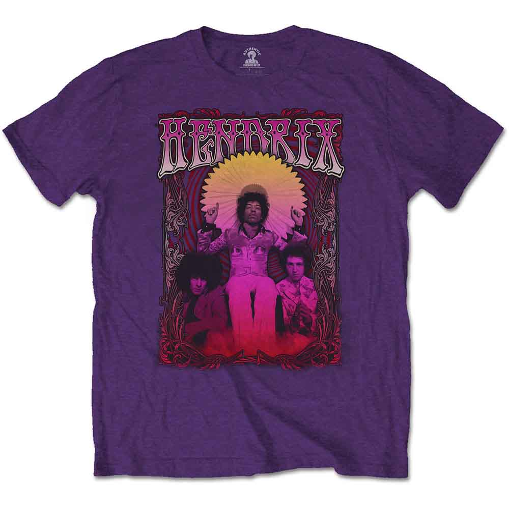 Jimi Hendrix: Karl Ferris Wheel (Purple) T-shirt – officielt merchandise