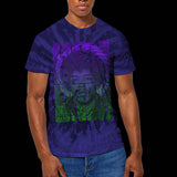 Jimi Hendrix: Swirly Text (Wash Collection) T-shirt – officielt merchandise