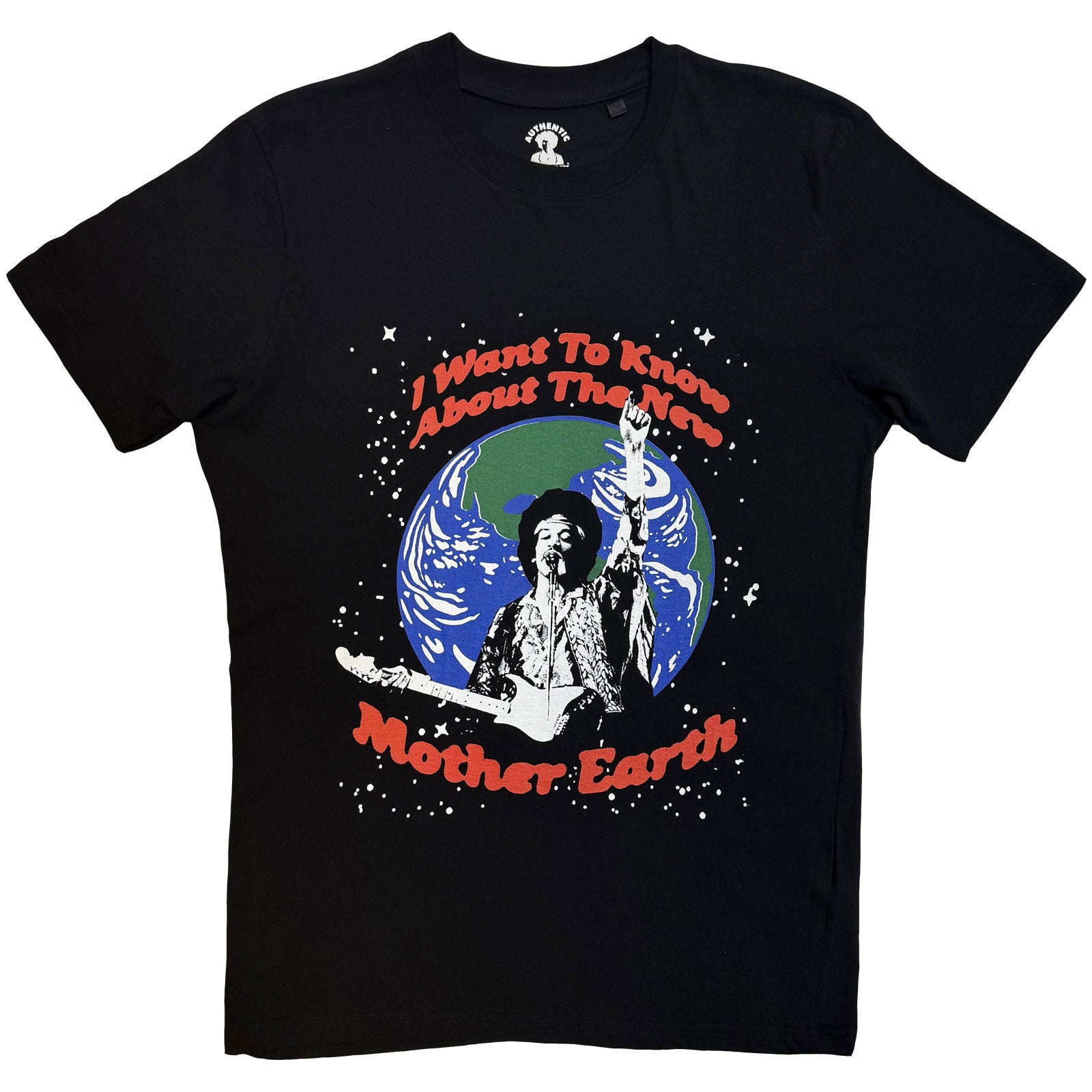 Jimi Hendrix: Earth Day T-shirt – officielt merchandise