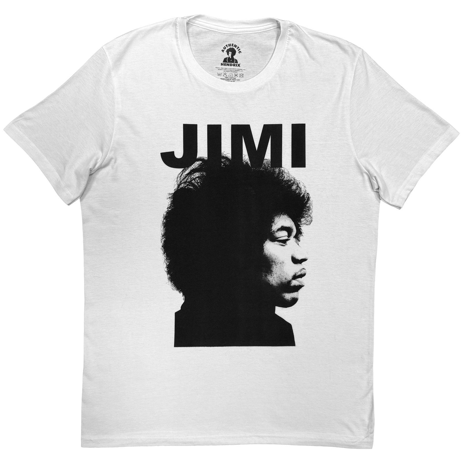 Jimi Hendrix: Side Shot T-shirt – officielt merchandise