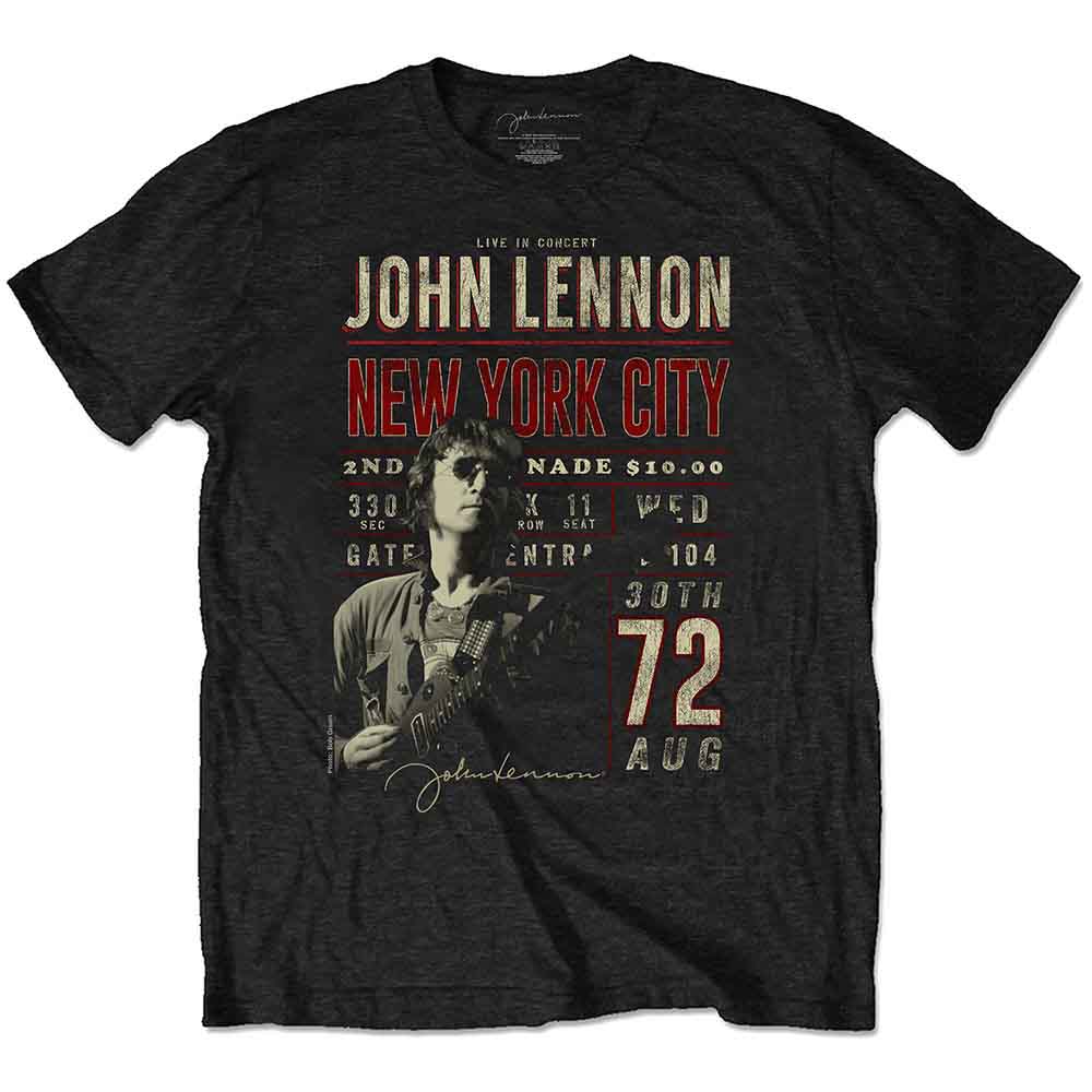 John Lennon: New York City '72 T-shirt – officielt merchandise