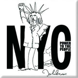 John Lennon: NYC Power to the People Magnet – officielt merchandise