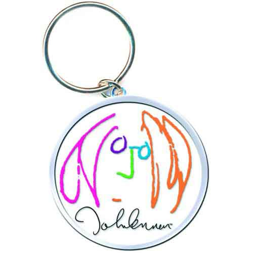 John Lennon: Self Portrait Colour Nøglering – officielt merchandise
