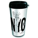 John Lennon: NYC/Power To The People Travel Mug