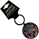 Janis Joplin: Pearl Emblem Colour Keychain