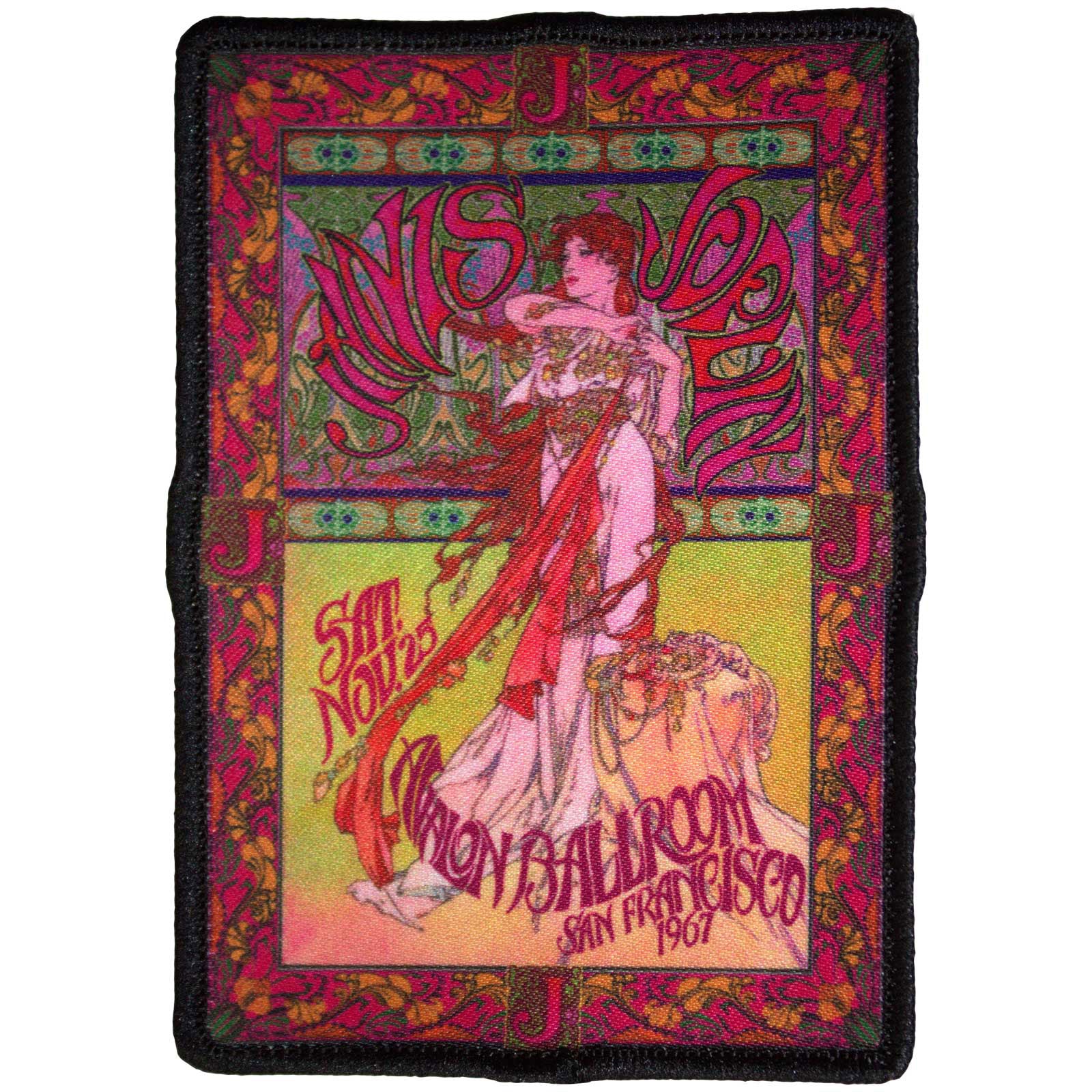 Janis Joplin: Avalon Ballroom Standard Patch