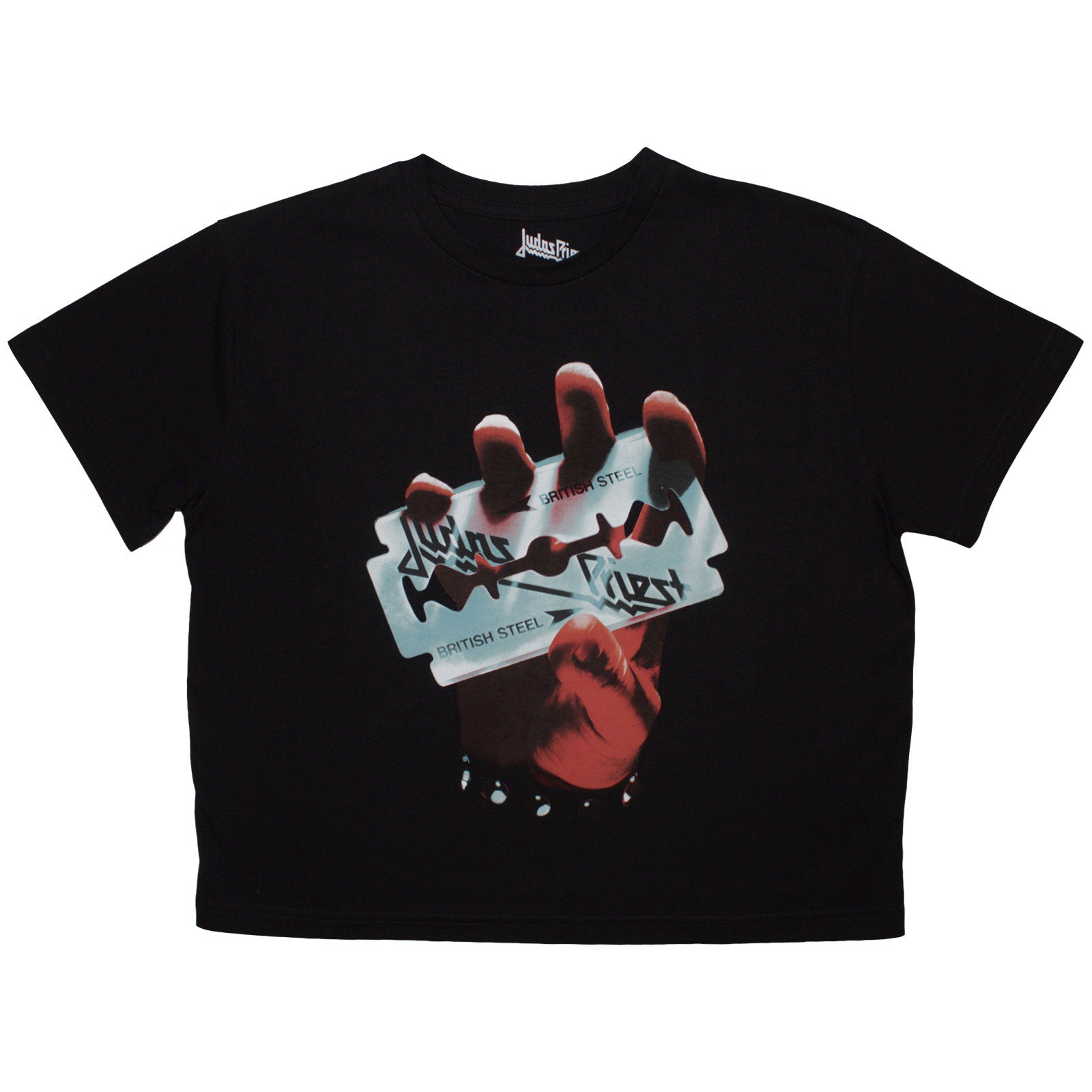 Judas Priest: British Steel Crop Top (Kvinder)