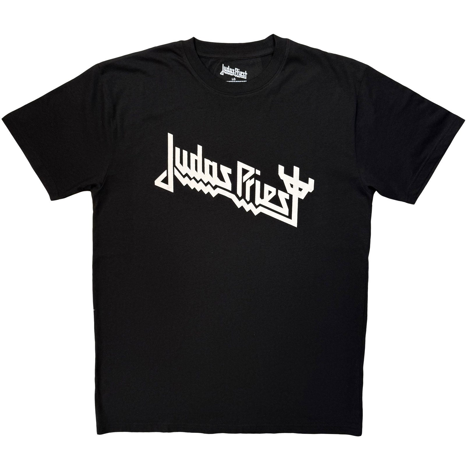 Judas Priest: Logo Mono T-shirt – officielt merchandise