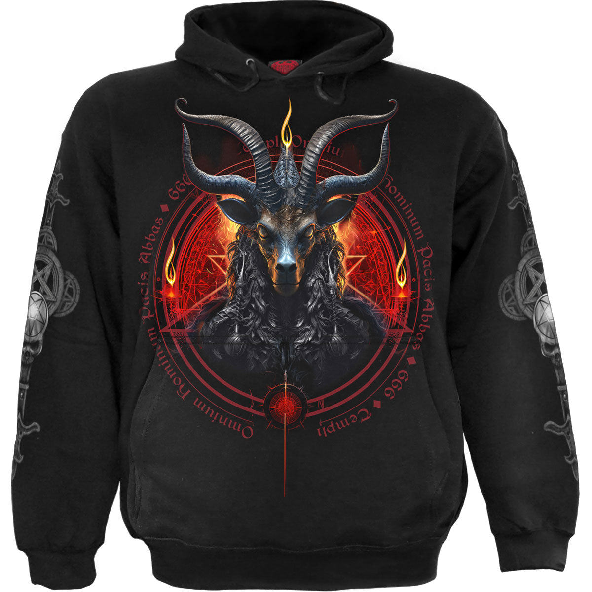 Spiral: Baphomet (Back & Sleeve Print) Hoodie – officielt merchandise