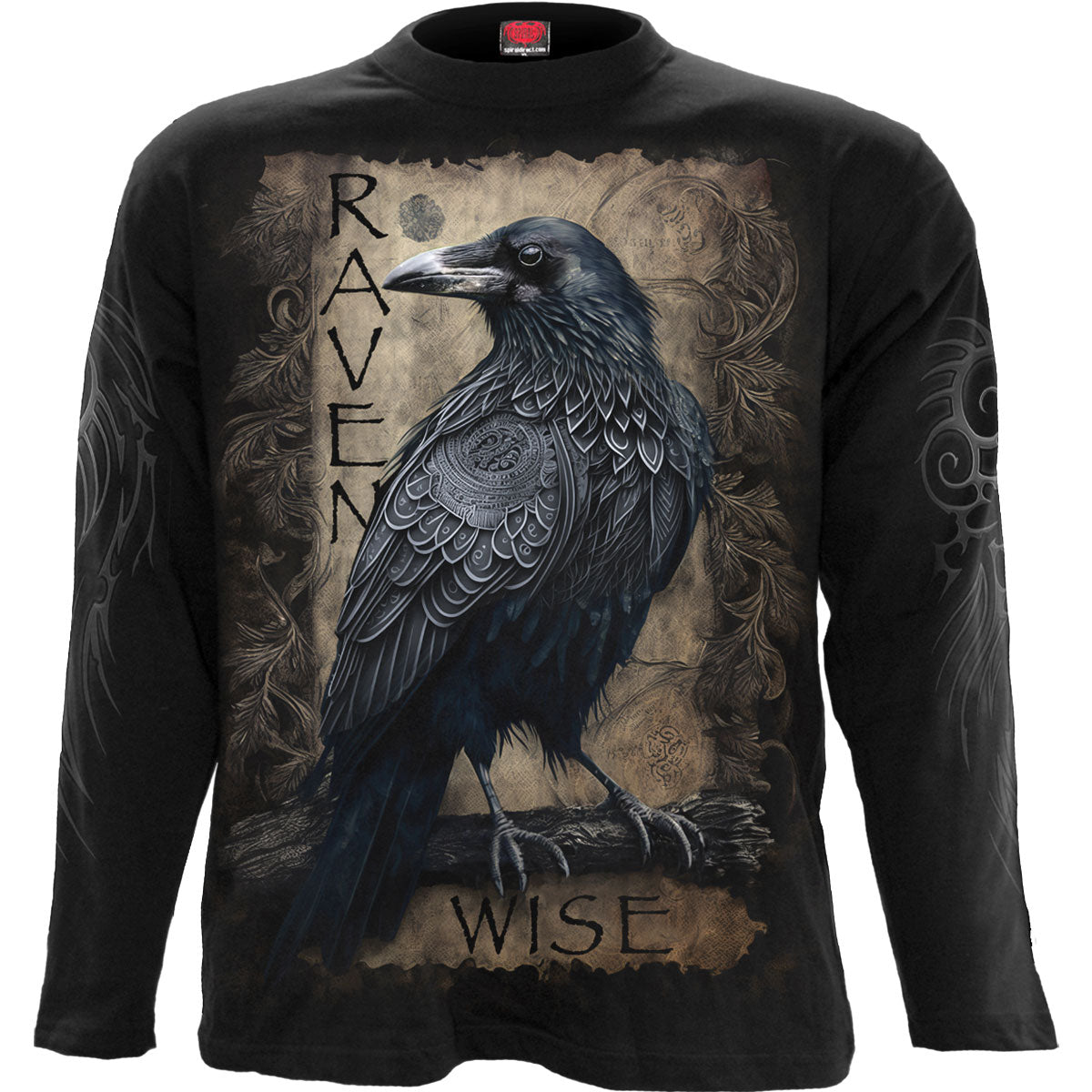 Spiral: Raven Wise (Back & Sleeve Print) Long Sleeve – officielt merchandise