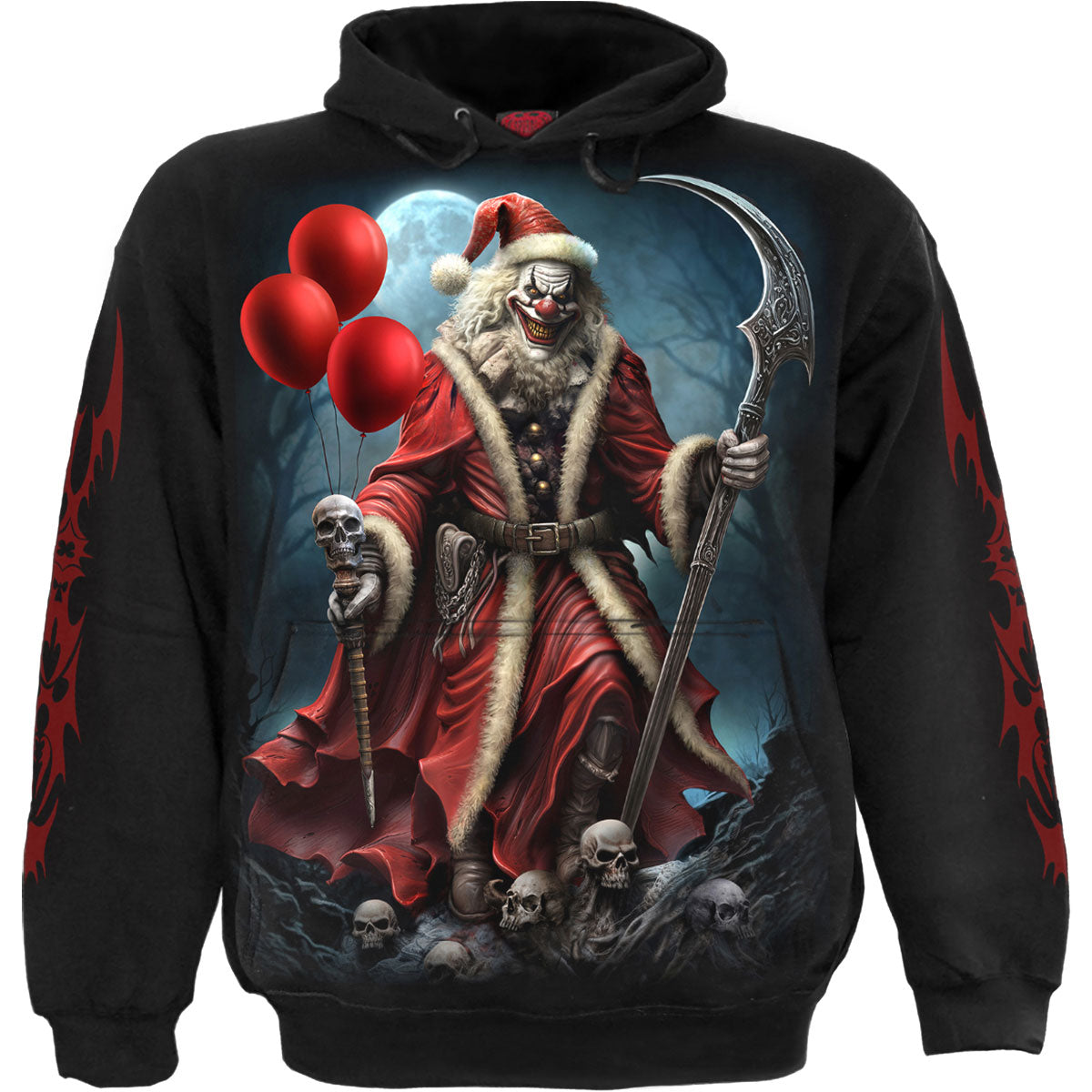 Spiral: Santa Clown (Back & Sleeve Print) Hoodie – officielt merchandise