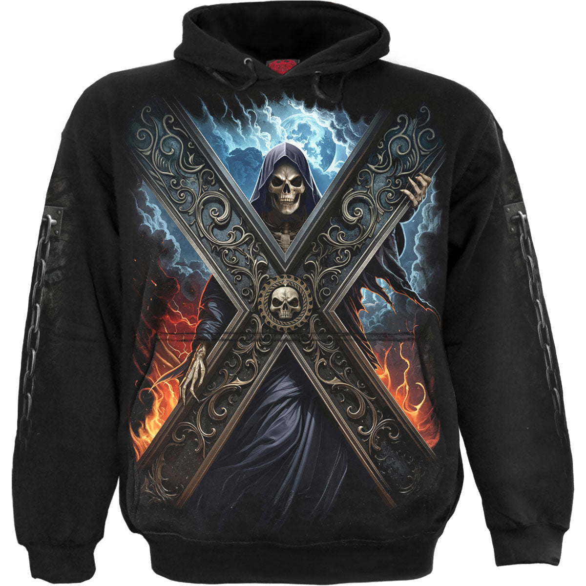 Spiral: Crossed Over (Back & Sleeve Print) Hoodie – officielt merchandise
