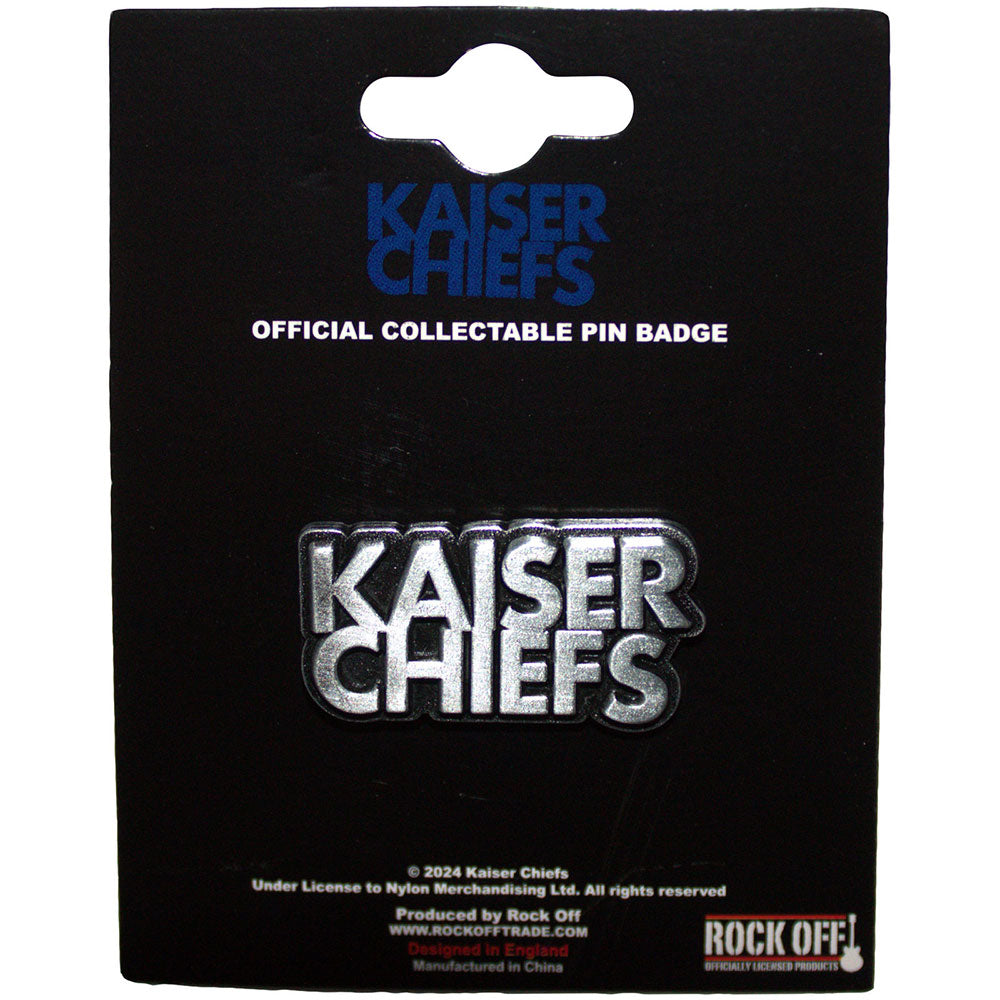 Kaiser Chiefs: Skewed Logo Pin Badge (Die Casting)