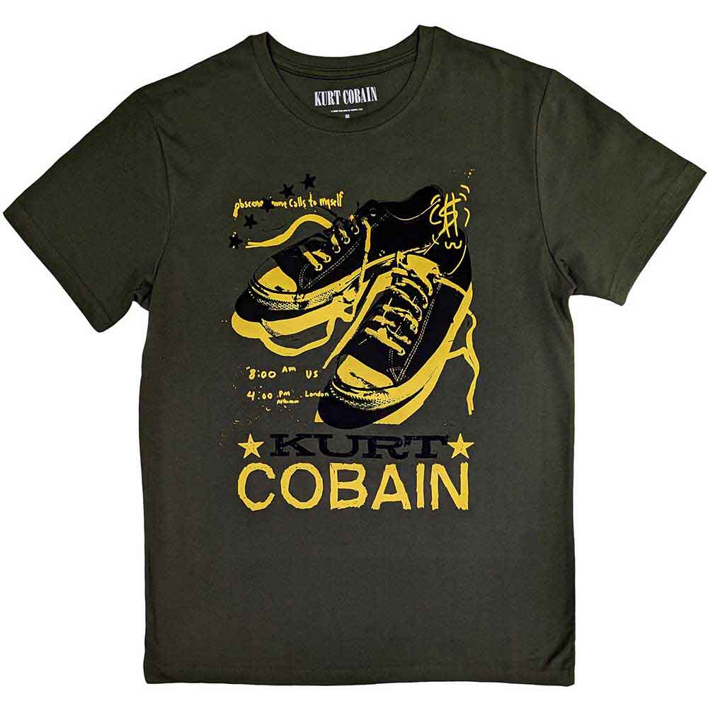 Kurt Cobain: Converse T-shirt – officielt merchandise