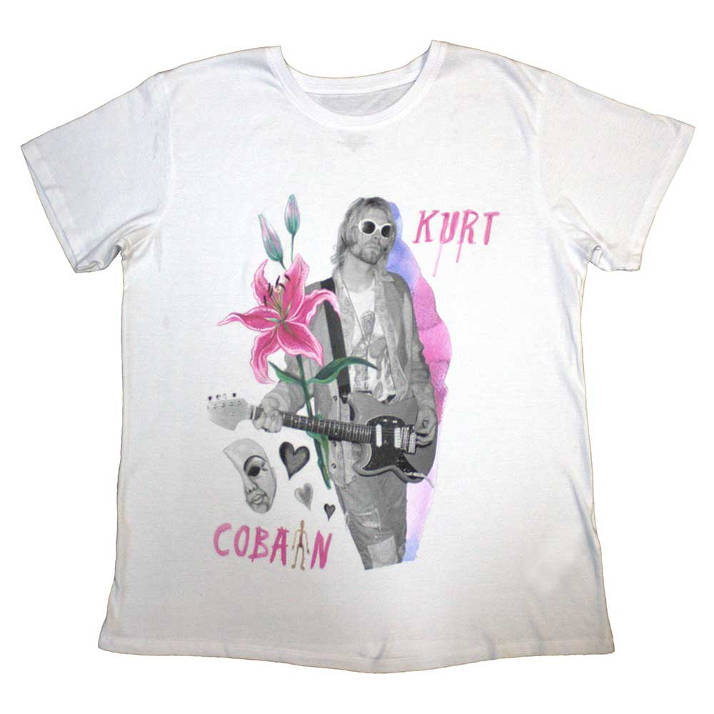 Kurt Cobain: Flower T-Shirt