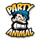 Brutus The Party Animal Sticker