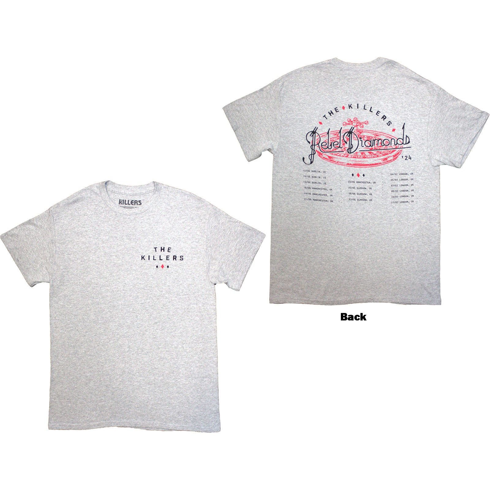 The Killers: Tour '24 Roulette Wheel T-Shirt