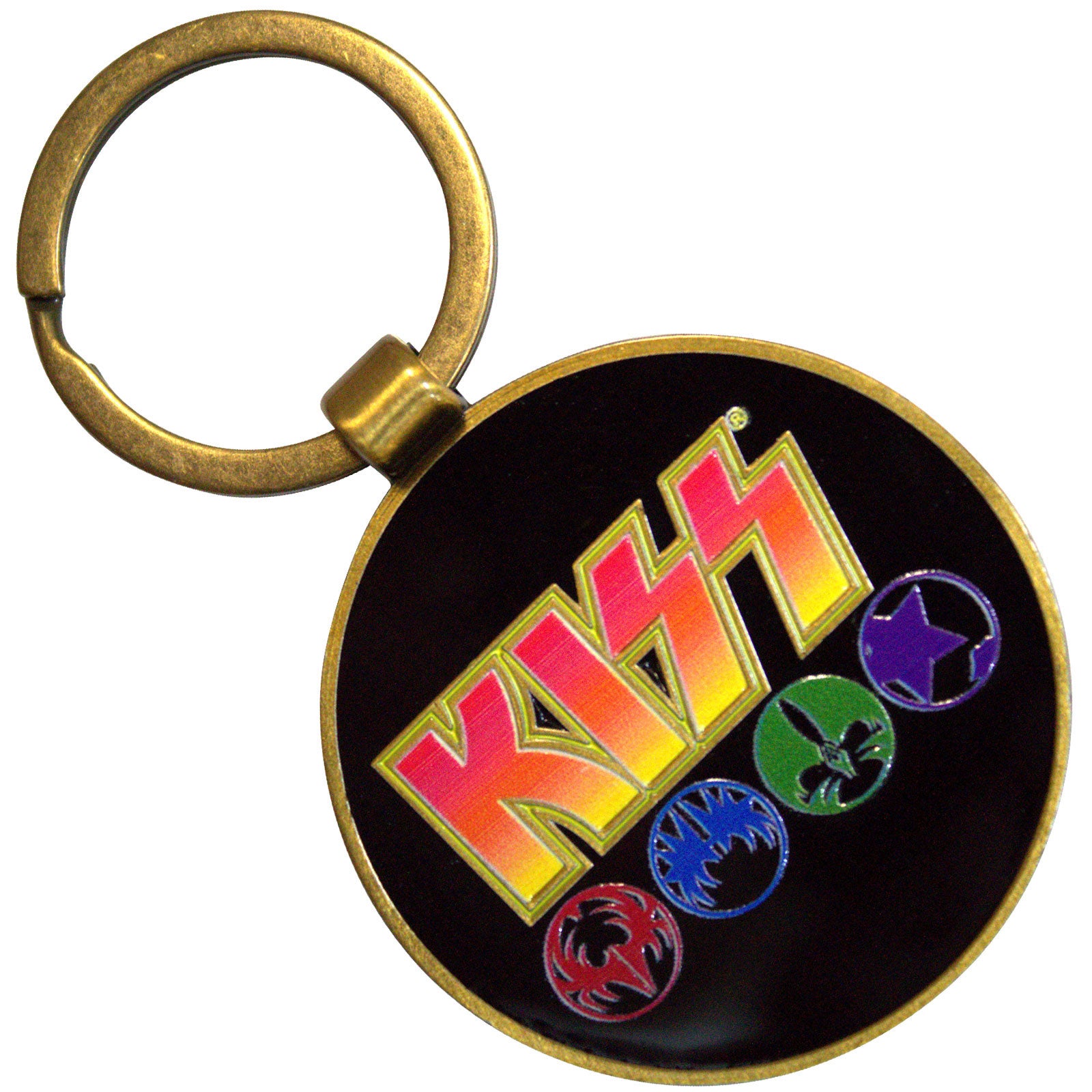 KISS: Army/Logo & Icons Keychain