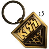 KISS: Gold Army Pennant Keychain