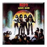 KISS: Love Gun Album Magnet – officielt merchandise