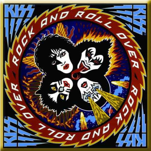 KISS: Rock & Roll Over Album Magnet – officielt merchandise
