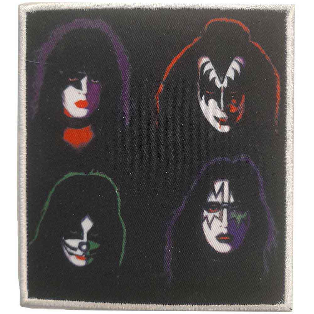 KISS: 4 Heads Patch – officielt merchandise