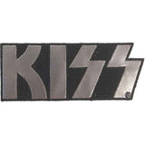 KISS: Chrome Logo Patch – officielt merchandise