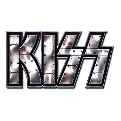 KISS: Stud Logo Pin badge – officielt merchandise