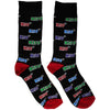 KISS: Coloured Logos Pattern Ankle Socks