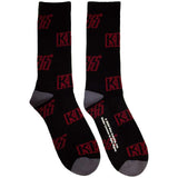 KISS: Logo Pattern Terry Socks