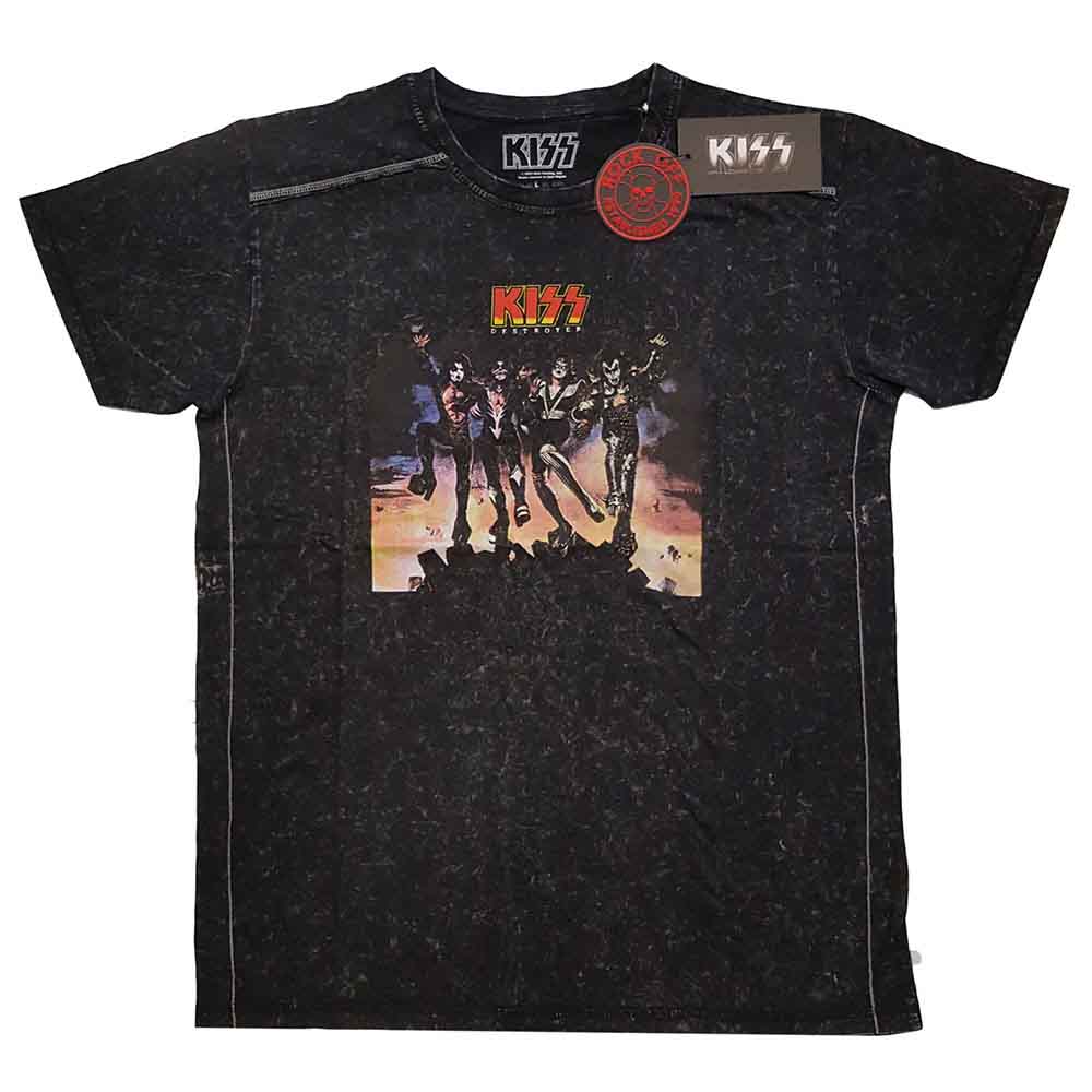 KISS: Destroyer (Wash Collection) T-shirt – officielt merchandise